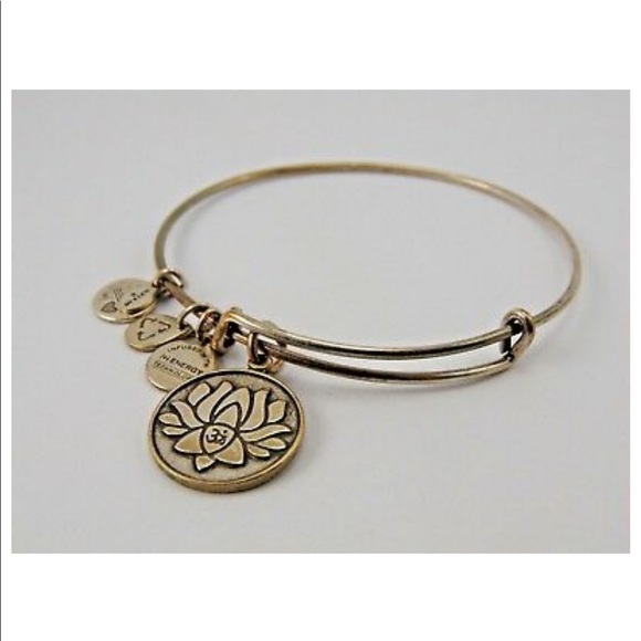 Alex and Ani Jewelry - Alex and Ani Lotus Flower Om Bangle